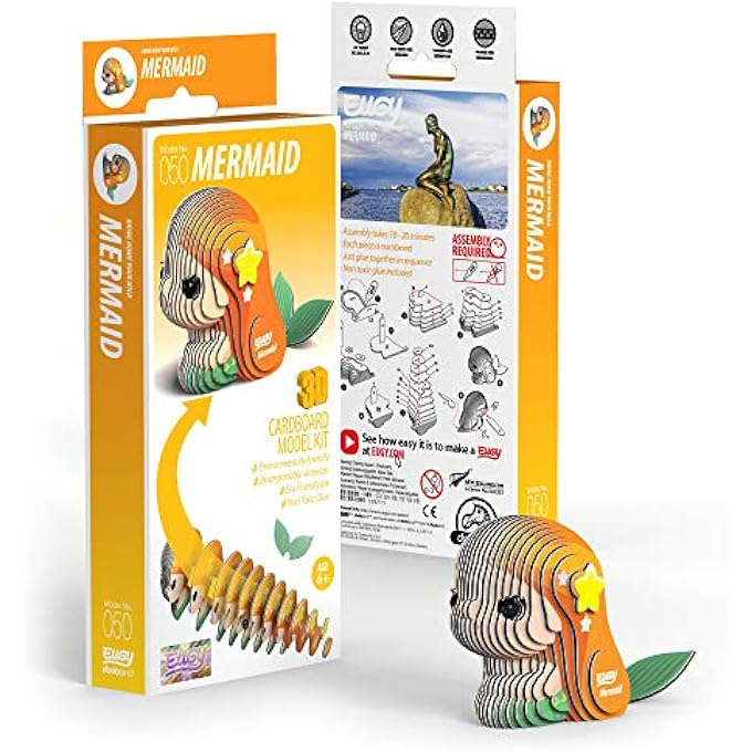 ECO-FRIENDLY 3D PAPER PUZZLE (MERMAID) - Image 2